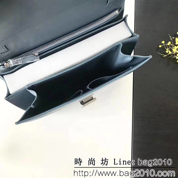 CELINE賽琳原單 高版本box 大號霧霾藍豆腐包 SL1582